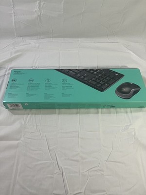 Logitech MK270 Wireless Keyboard Mouse Combo USB Receiver New
