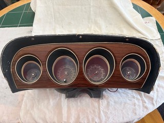 1969 Mustang Shelby MACH 1 Tachometer With Trip WoodGrain Instrument Cluster