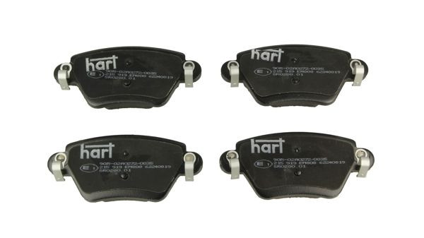 Hart 215 919 Bremsbelagsatz, Scheibenbremse FüR Ford Jaguar Renault-image