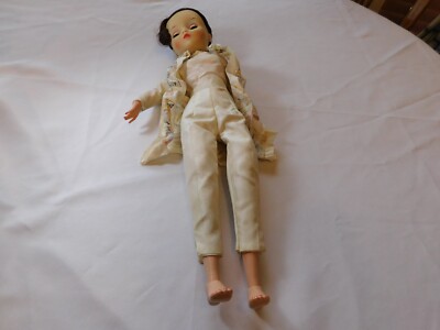 Vintage 1957 Uneeda 2 S Dollikins 18  doll Original Mandarin Silk Outfit PARTS