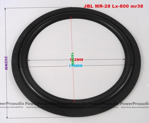 10 SZTUK 8-calowy piankowy surround do głośnika JBL MR-28Lx-800 mr38 202 178 160 152m - Zdjęcie 2 z 4