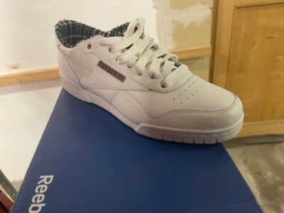 Unisex Reebok Sneaker Exofit Plus LO LM weiß 2-J03784 Gr:44,5 Classic Low Flach