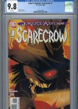 JOKERS ASYLUM SCARECROW #1 MT 9.8 CGC WHITE PAGES HARRIS STORY DOE COVER AND ART