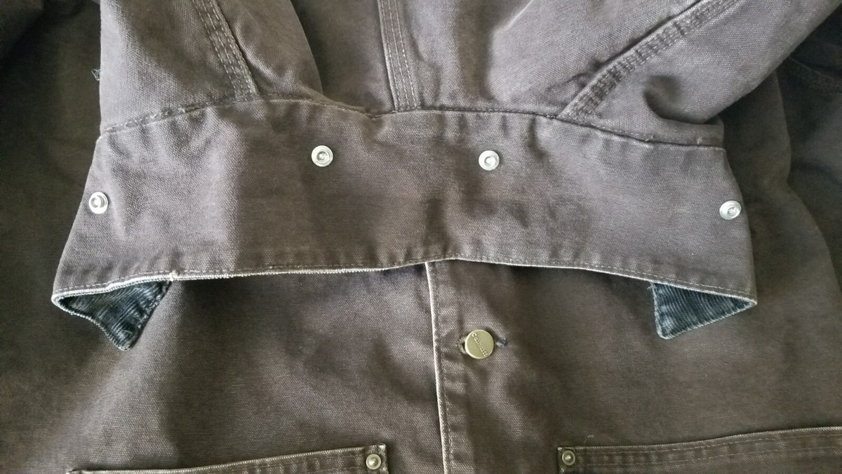 Vintage Carhartt Chore Jacket Blanket Lined Duck C02 DKB