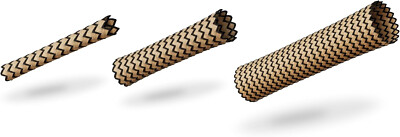 VIABLUE Cut Beige Braided Tube, Small Medium Big 2-26mm, 1m