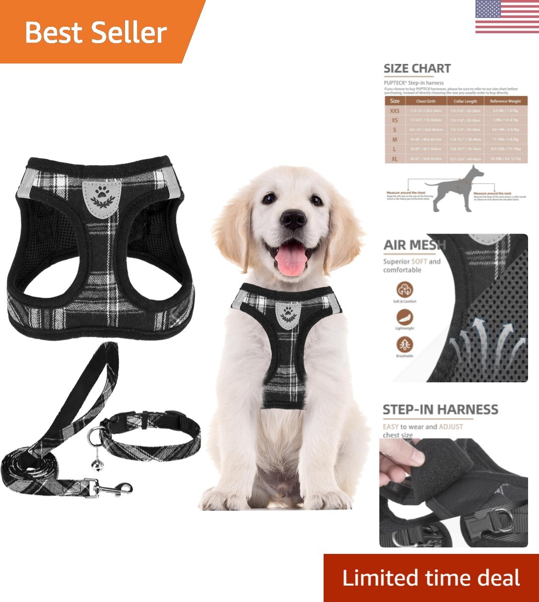 Pet Supplies How To Use A Step In Dog Harness Step-in Harnesses RC