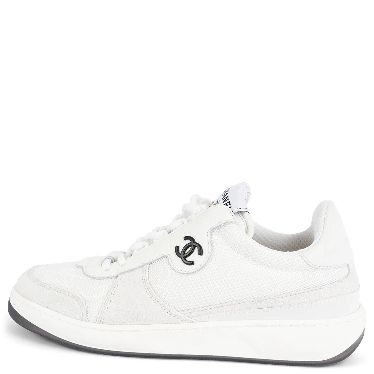 White chanel tennis shoes clearance