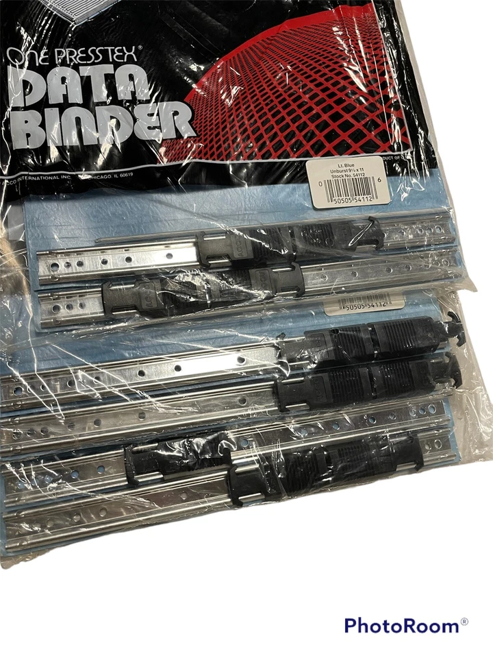 Lote de (3) Carpeta de datos colgante de tablero de prensado ACCO, 9-1/2 x 11 hojas sin estallar, azul Foto 3 de 4