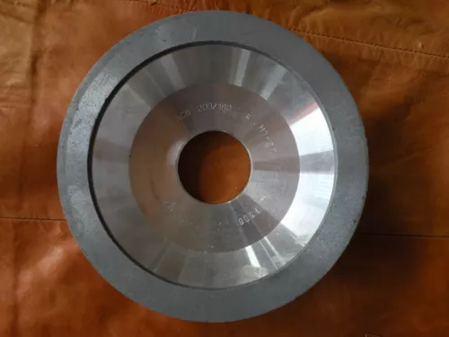 DIAMOND CUP GRINDING WHEEL, 8"-O.D. X 2" I.D. X 2" THICK. GRIT-200/160.
