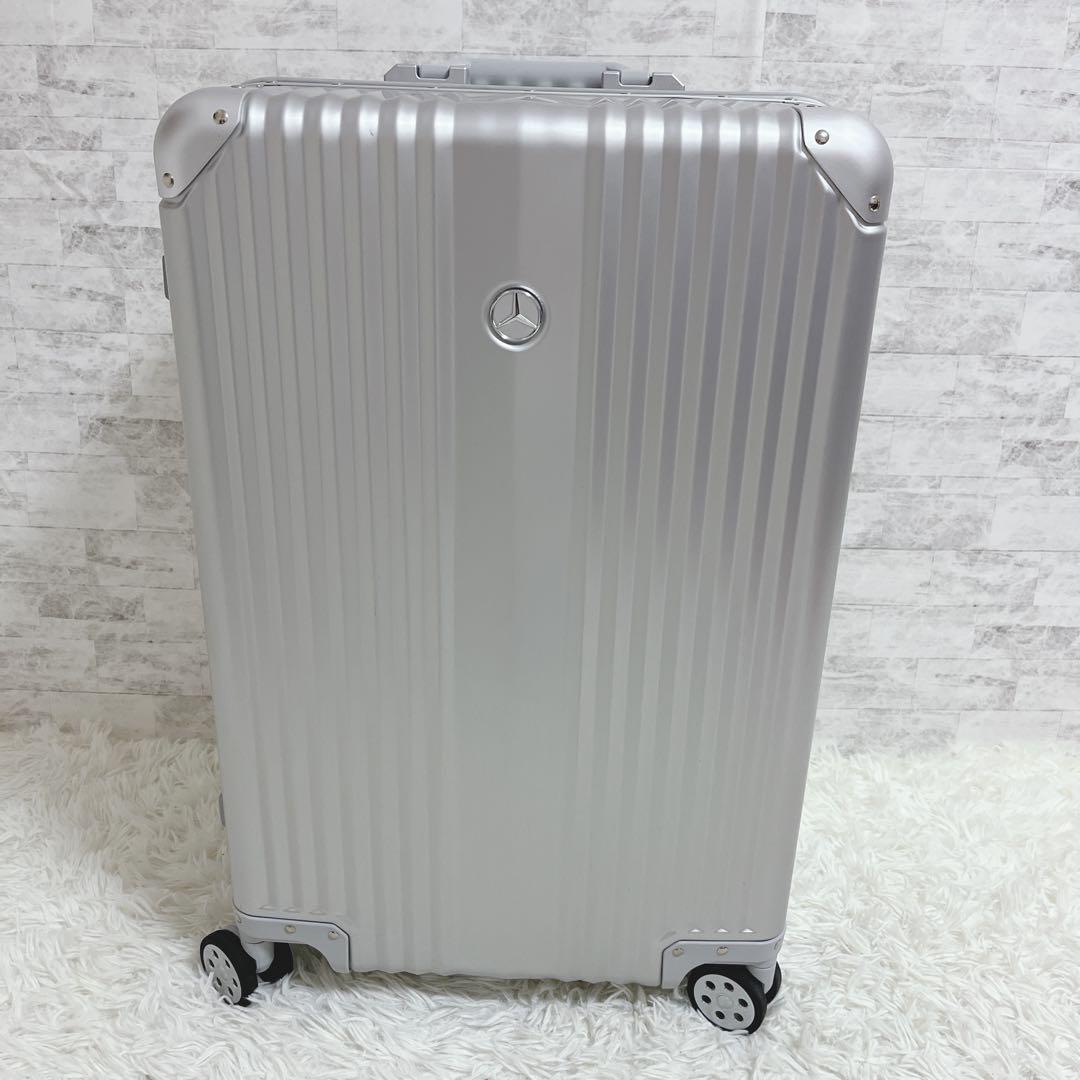 Mercedes Benz Original Aluminum Suitcase 65L Novelty Silver Mercedes Benz Original Aluminum Suitcase 65L Novelty Silver