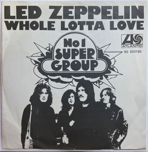 LED ZEPPELIN 'Whole Lotta Love / Living Loving Maid' 1970 Belgian 7", VERSION 1