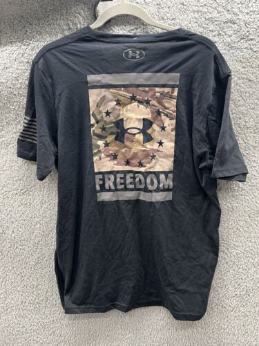 Under Armour 1370816 Men's Freedom Flag Camo Hunting Short Sleeve T-Shirt L NWT - Picture 4 of 5