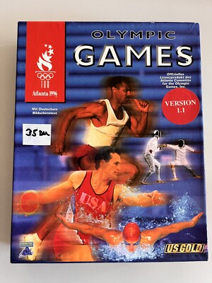 PC Spiel IBM Computerspiel Olympic Games Atlanta 1996 auf CD von 1992