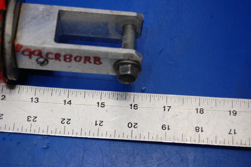 1999 96-02 CR80RB CR80R SHOWA SUSPENSÃO TRASEIRA MONO AMORTECEDOR 52400-GBF-A21 - Imagem 2 de 4