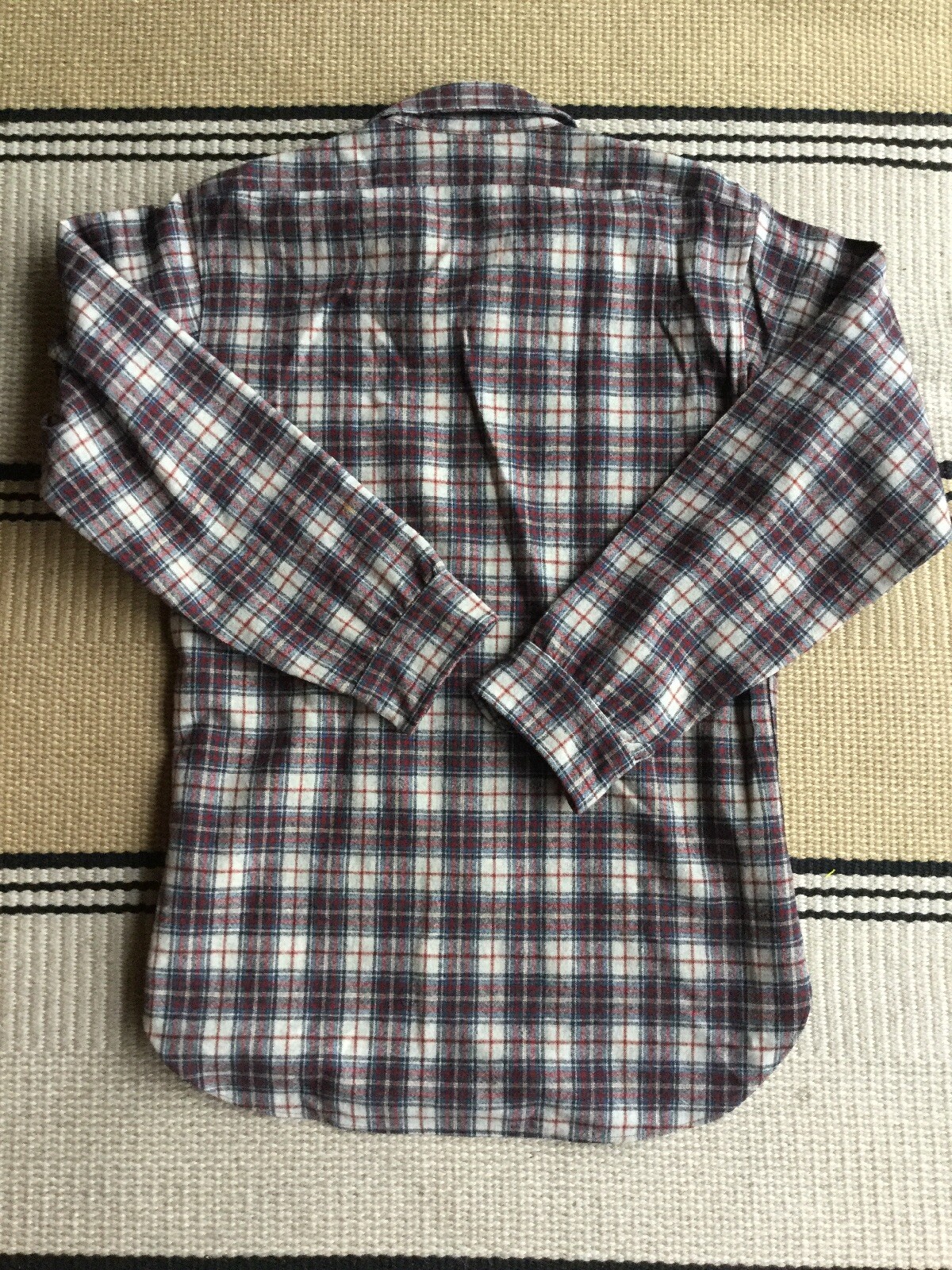 PENDLETON Button Up WOOL Flannel BOARD Shirt PLAI… - image 7