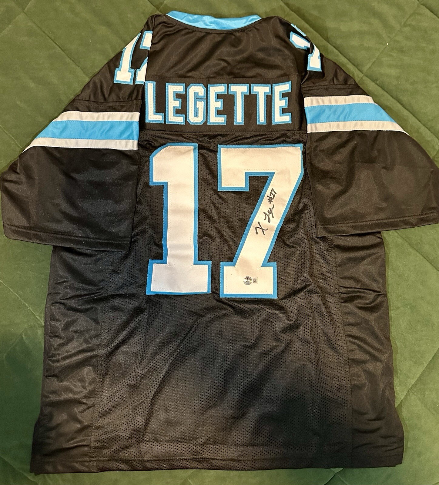 Xavier Legette Autographed Signed Custom Jersey - Beckett Authentic 