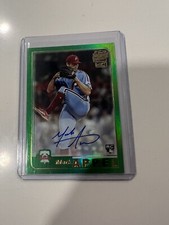 2023 Topps Archives - 2001 Fan Favorite Autographs Green Foil #01FF-MA Mark...