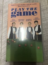 Snooker Play The Game Hendry Hallett Parrott Morgan VHS Video Cassette Tape Used