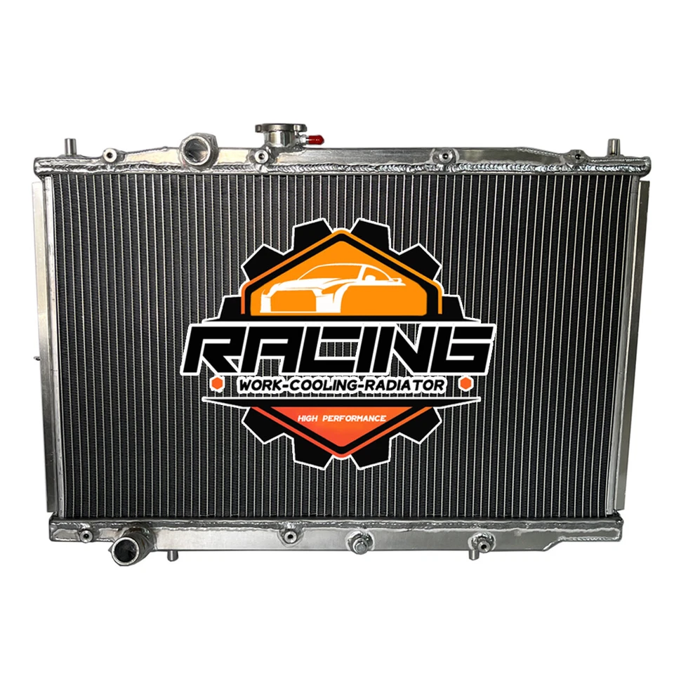 Radiador completo de aluminio Naturally Aspirate MT 2004 2005 2006 Acura TL V6 3,2 L Foto 4 de 4