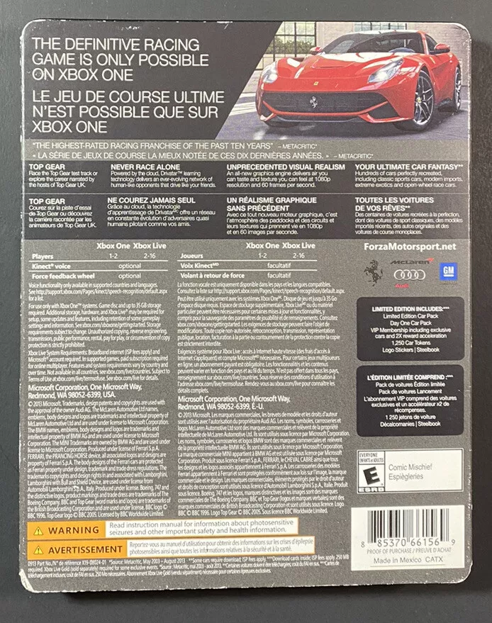 Forza Motorsport 6 - Metacritic