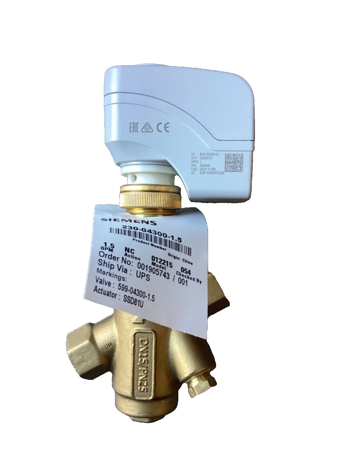 Válvulas de solenoide Siemens y colectores