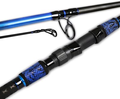 Surf Spinning Rod Graphite 2/3/4 Piece Travel Fishing Pole 8 9 10 12 13 15  FT | eBay