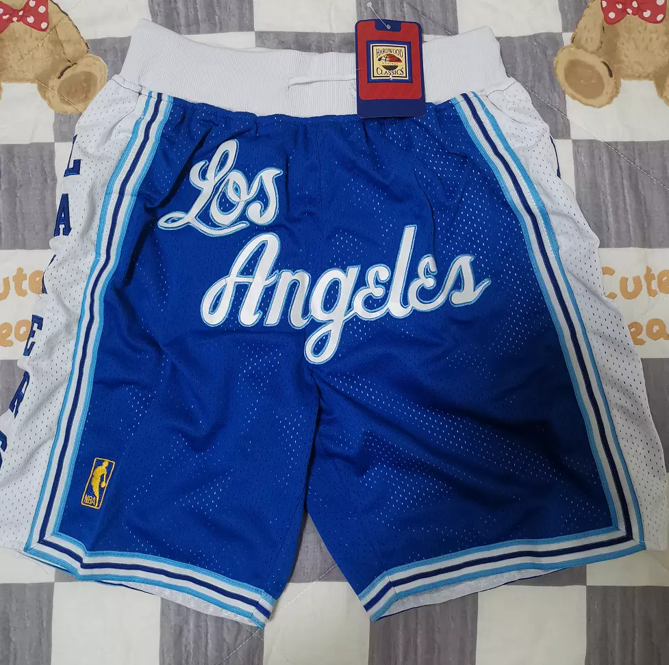 Just Don style Los Angeles Lakers retro shorts for Sale in Los