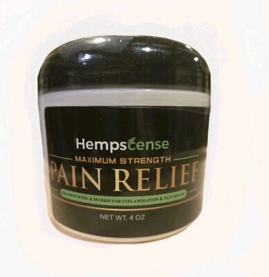 Hempscense Hemp Pain Relief Cream Lotion W/ Frankincense & Myrrh Nerve Pain Etc