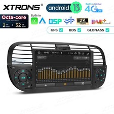 Autoradio Android 13 Fiat 500 2007-2015 Stereo Auto Navi WIFI Comandi Volante BT - Miniatura 3