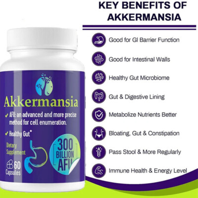 300 billion AFU Akkermansia probiotic