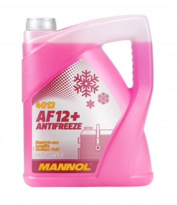 MANNOL 5 L LITER ANTIFREEZE AF12+ (-40°C) LONGLIFE KÜHLERFROSTSCHUTZMITTEL ROT