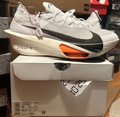 Men s Size 15 - Nike Air Zoom Alphafly NEXT% 3 Prototype FD8356-100 Ships Now!