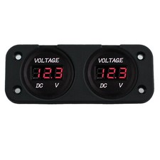 Dc 1224v Car Dual Battery Red Led Digital Volt Meter Boat Voltage Marine Gauge Dc 1224v Car Dual Battery Red Led Digital Volt Meter Boat Voltage Marine Gauge