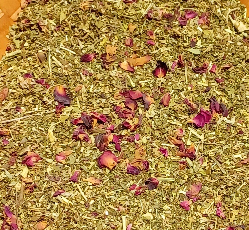 Stress/Anxiety/Panic Attack Herbal Blend TEA Damiana, Passion Flower 28g.