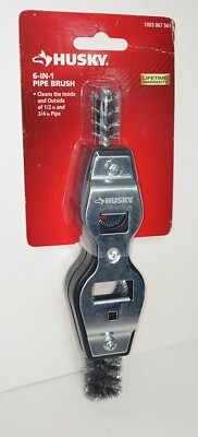 Husky 6 in 1 Pipe Fitting Brush 1003 067 561  Free Shipping