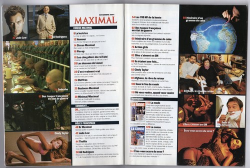 French Maxim 13 Thallia Ardisson Cindy Taylor Laura Elena Harring Sodexho Prison - Picture 3 of 4