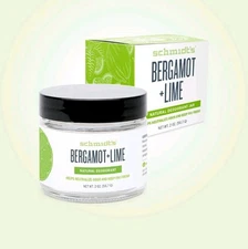 Schmidt's Bergamont & Lime Natural Deodorant 2 oz Aluminum free Vegan New