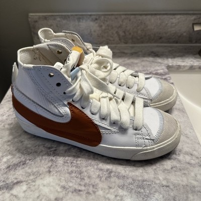 Nike Blazer Mid '77 Jumbo White Dark Russet Brown DD3111-101 Mens Size 8