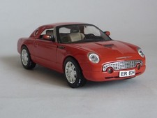 1:43 Scale Mint Ford Thunderbird 2005 Red Last of that Era of T'birds