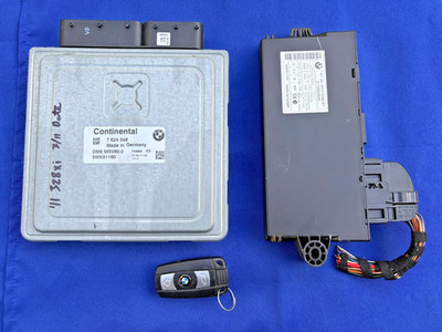 '08-13 BMW E70 E82 E88 E90 E92 E93 DME ECM ECU CAS Key Set MSV80.0 3.0L N52 OEM