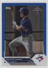 2023 Topps Pro Debut Blue Foil 41/150 Tucker Toman #PD-8 gh4