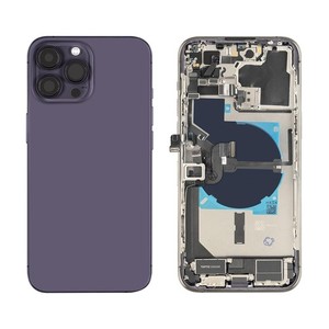 iPhone 14 Pro Max Gehäuse mit Backcover Dunkellila Versand aus Deutschland