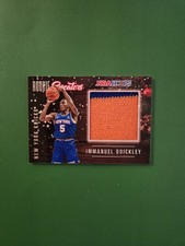 2020-21 Panini NBA Hoops - Rookie Sweaters Immanuel Quickley #RSW-IQU - Knicks