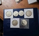 First 6 Years Of The Kennedy Half. 1964, 1965, 1966, 1967, 1968, 1969. READ!!