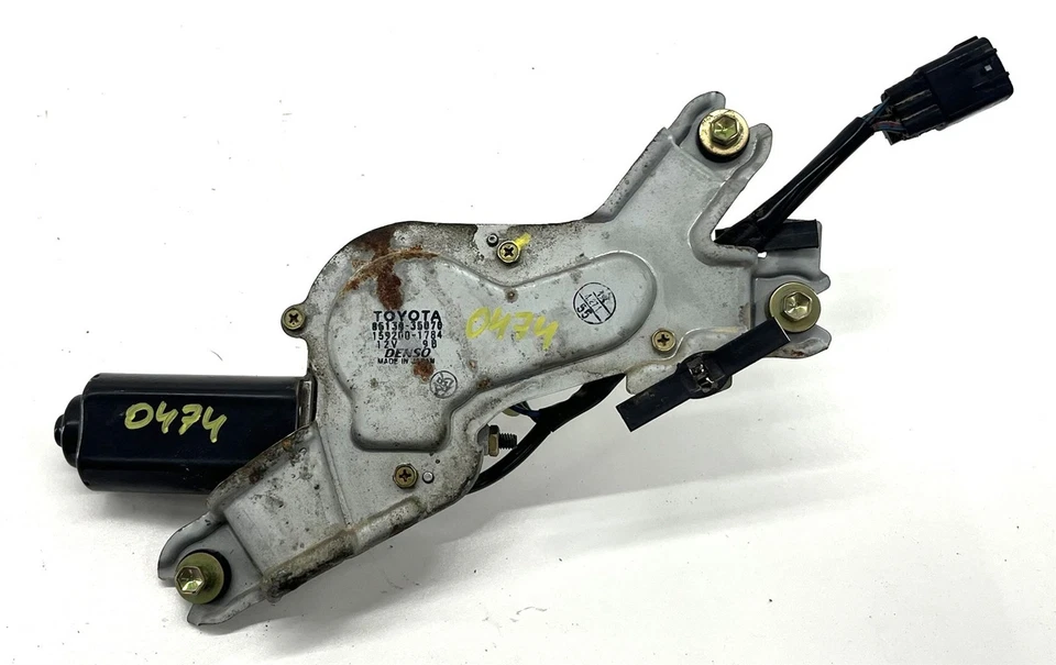 Toyota 4runner 1996-2002 puerta levadiza trasera limpiaparabrisas motor probado!!! ¡HECHO EN JAPÓN! OEM Foto 4 de 4