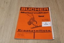 Bucher Motorm&auml;her t44 Ersatzteilliste   xb11233