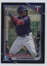 2024 Bowman Chrome Prospects Mega Box Navy Mojo Refractor Jose Rodriguez e7b
