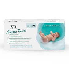 Baby Diapers Size 1 Gentle Touch Leak Protection 200 Count 4 Pack Mama Bear Cord