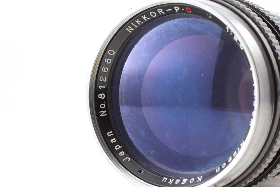 Rare C Mount [Exc+5 / Hood] Nikon Nikkor-P.C 105mm 10.5cm F2.5 Lens From JAPAN - Image 3 of 4