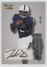 2022 Wild Card MATTE Silver - Foil 49/100 Jahan Dotson Rookie Auto RC 0lm. rookie card picture